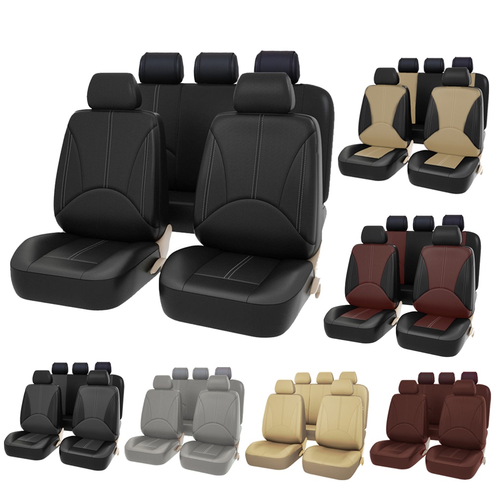 18Y Leather Car Seat Covers For TOYOTA Prius Previa Reiz Sienna Tundra