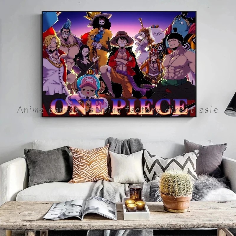 Japanese Anime One Piece Character Luffy Zoro Sanji Zoro Poster Hd