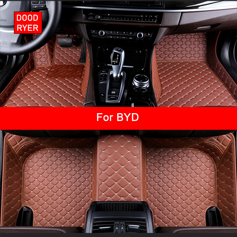 DOODRYER Custom Car Floor Mats For BYD Song Qin Tang Yuan Han F0 F3 F6