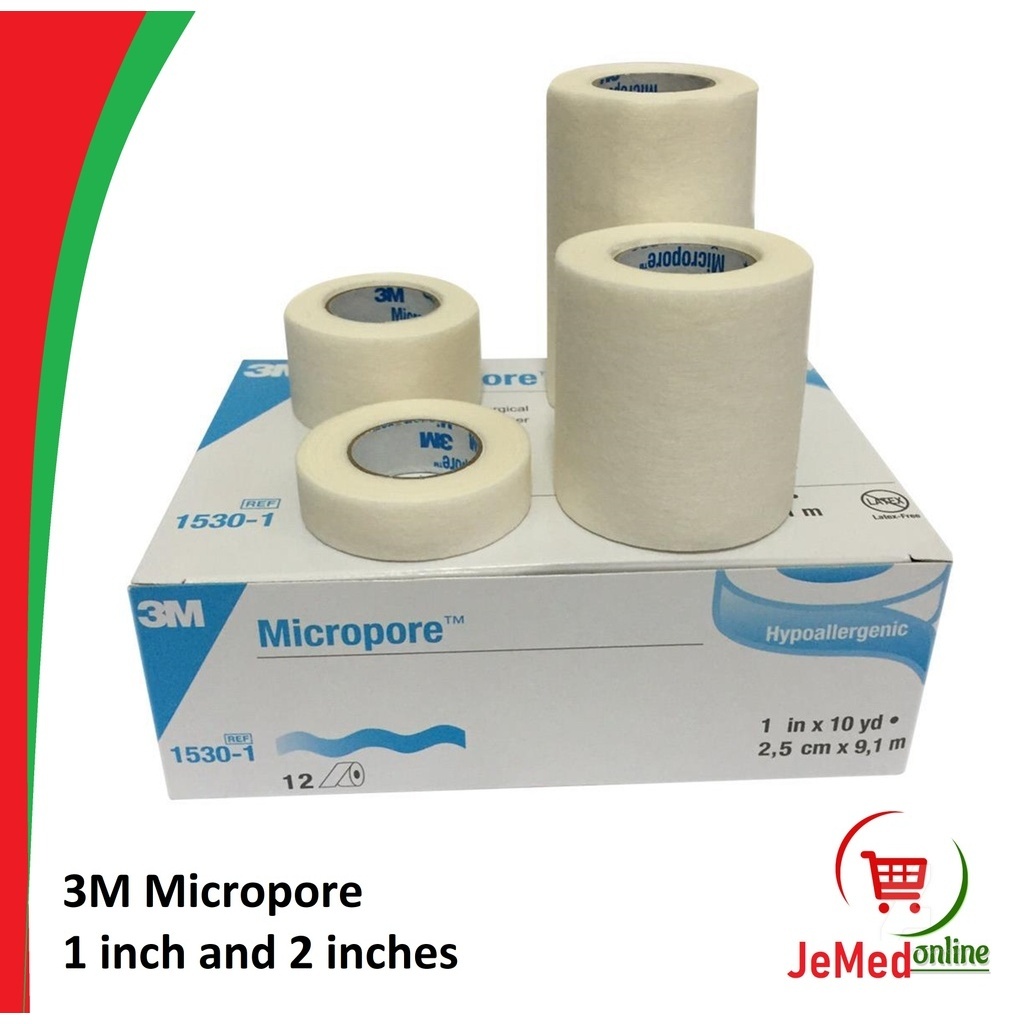 M Micropore Surgical Tape Inches X Yards Pieces M