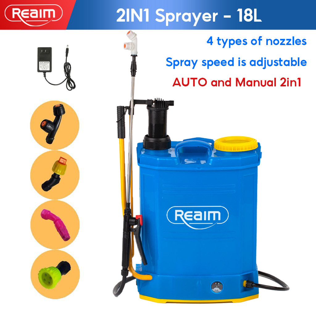 REAIM Sprayer Agriculture Rechargeable Knapsack Electric And Manual