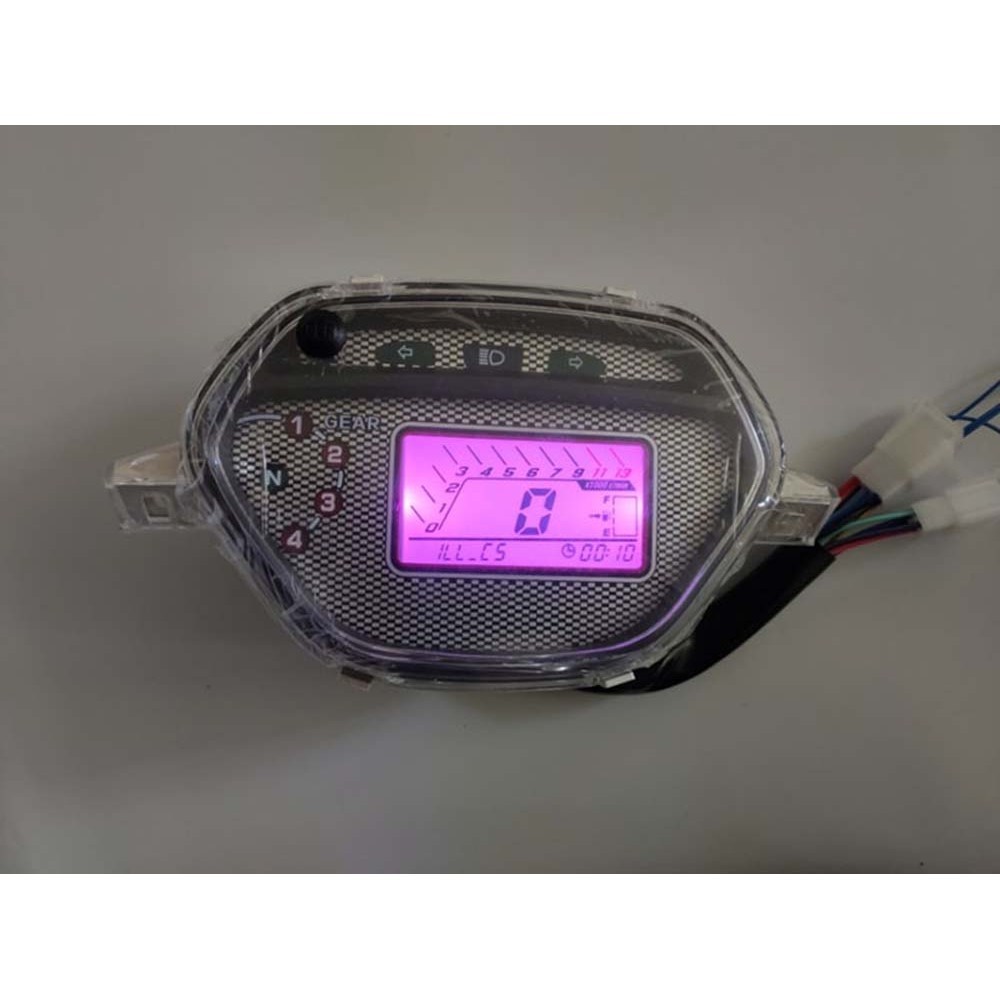 199 Km H Motorcycle RMP Speedometer Digital LCD Odometer Tachometer