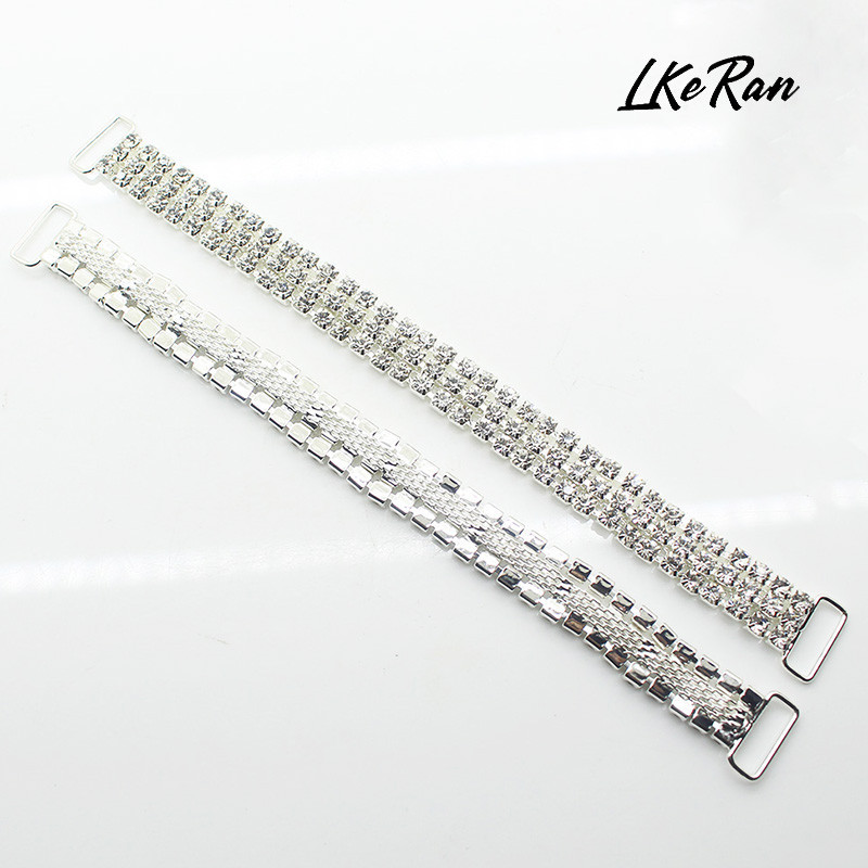 New Mm Pcs Rows Fashion Rhinestone Chain Bikini Connectors