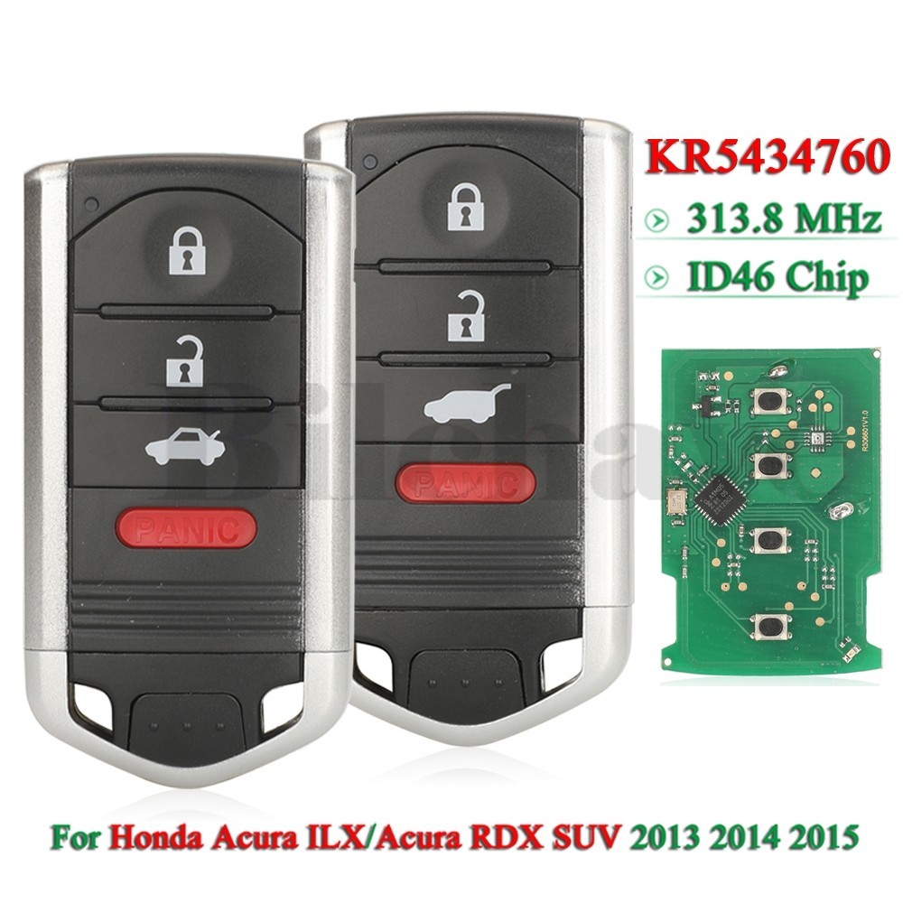 Jingyuqin Kr Remote Car Key Mhz Id Chip For Honda Acura