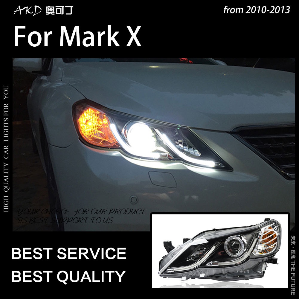 Car Styling Head Lamp For Toyota Mark X Headlights Reiz Led