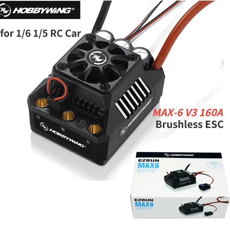 Original Hobbywing Ezrun Max V A Speed Controller Waterproof