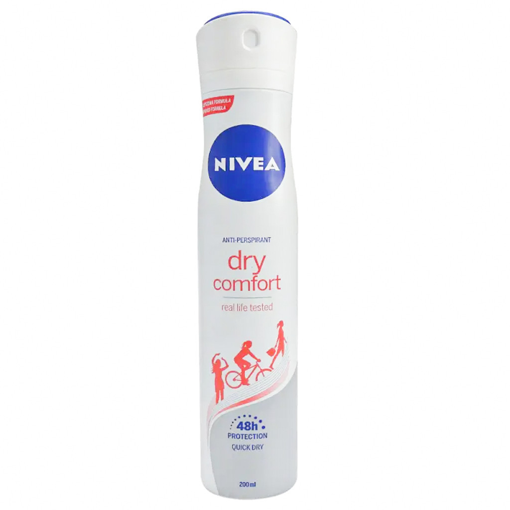 Nivea Dry Dry Spray Antiperspirant Ml Quick Comfort Shopee