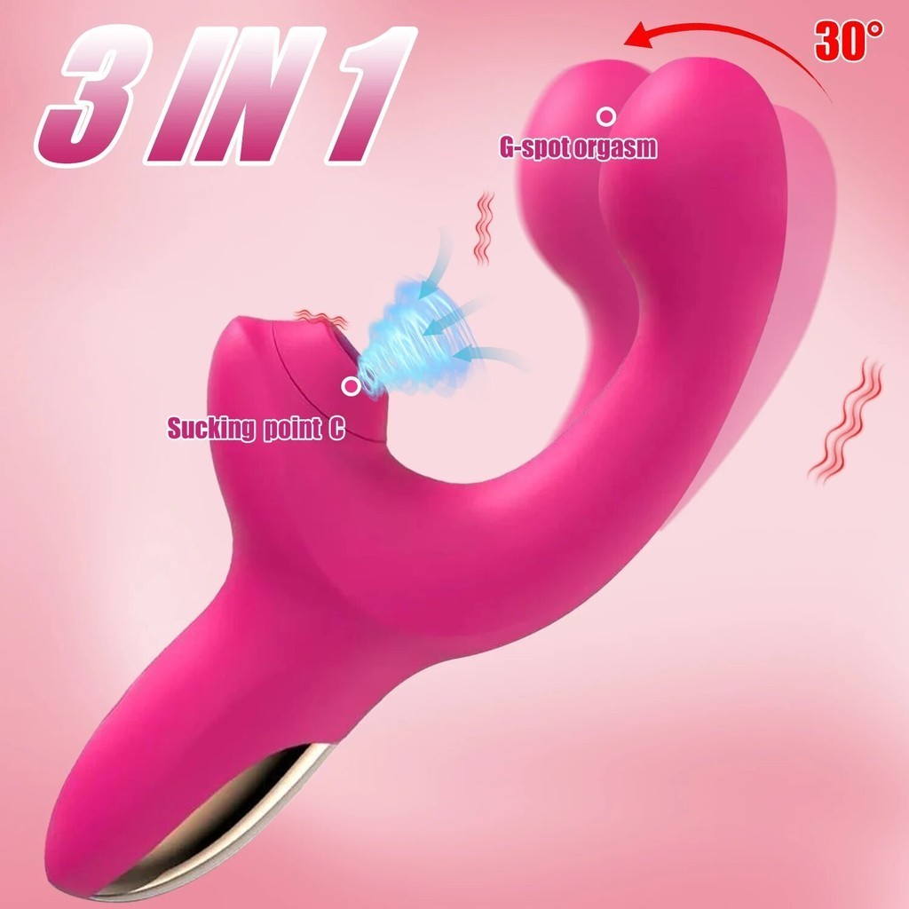 Rabbit Sucking Vibrator Clitoral G Spot Stimulation Adult Sex Toys For