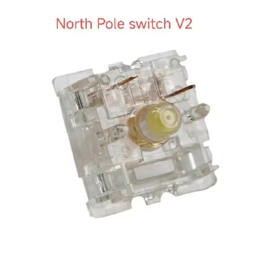 2024 Seckill Gateron North Pole Switch V1 V2 Arctic 5pin Transparent