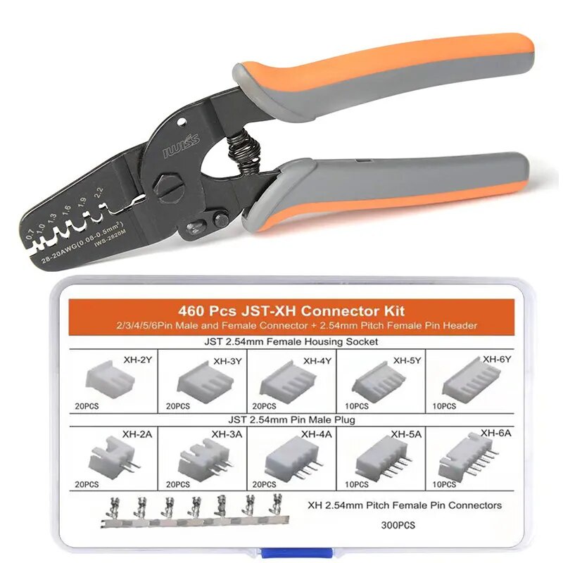 IWS 2820 Jst Xh Connectors Kit Mini Hand Crimping Pliers Set Crimping