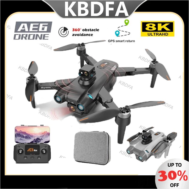 68U KBDFA 2022 New AE6 Max Drone GPS 4K Professional Camera 5G FPV