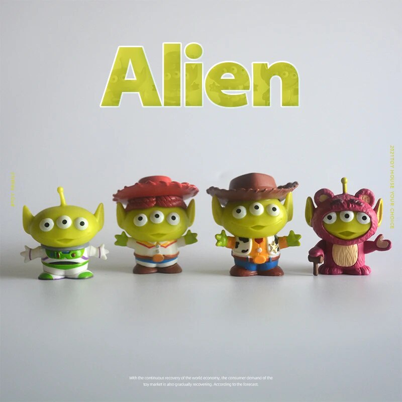 89t Kawaii Alien Cosplay Figure Buzz Lightyear Woody Jessie Lotso Anime