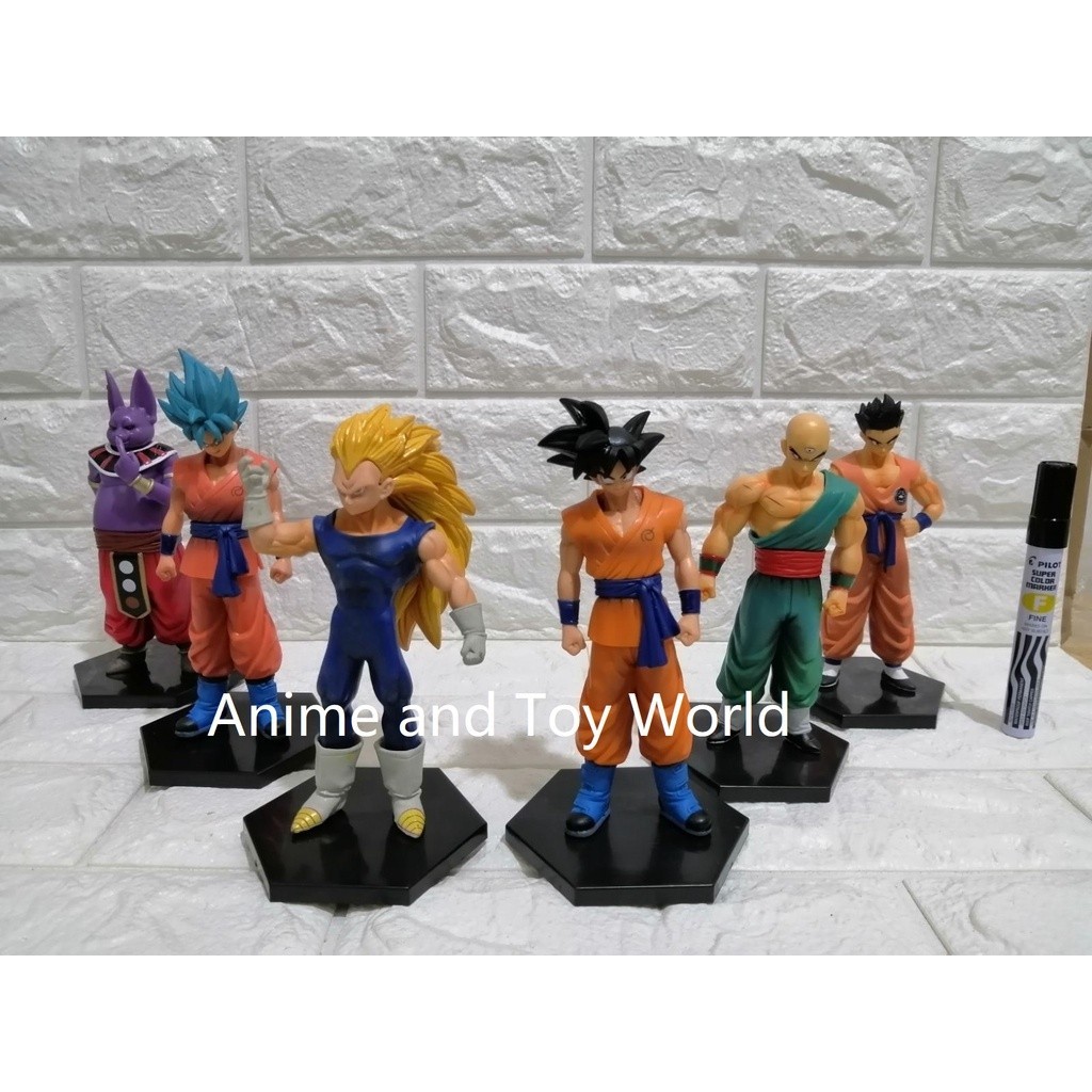 Dragon Ball Z Dbz Son Goku Vegeta Gold Frieza Yamcha Tien Shinhan