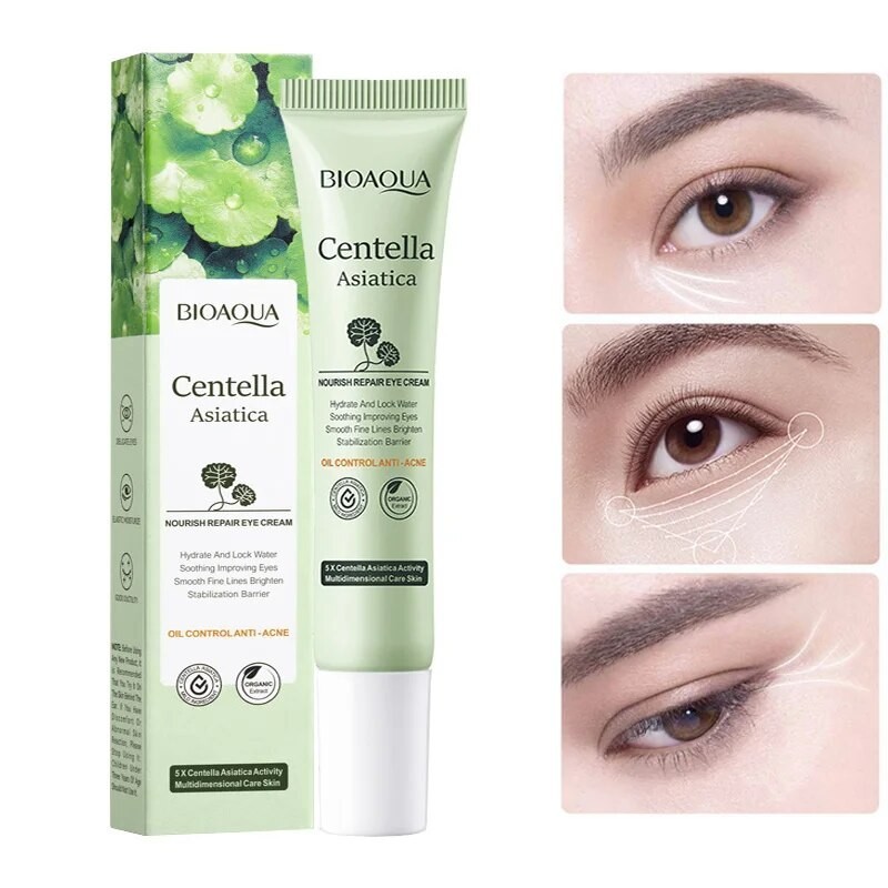 Bioaqua Centella Eye Cream Anti Dark Circles Eyes Bags Moisturizing