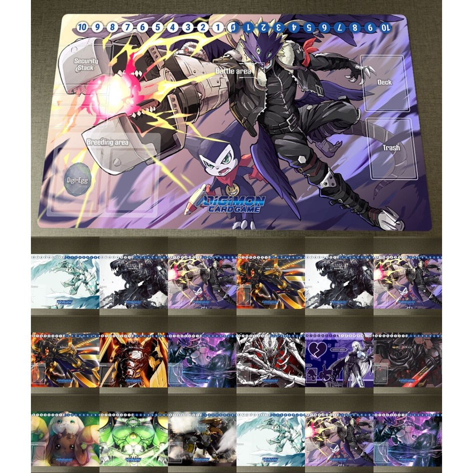 Digimon Playmat DTCG CCG TCG Mat Trading Card Game Mat Anime Board Game