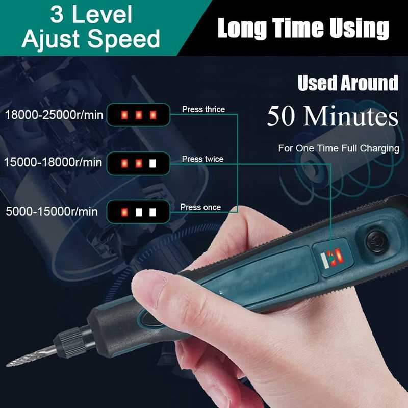 Usb Electric Engraving Pen Kit Speed Cordless Etching Machine