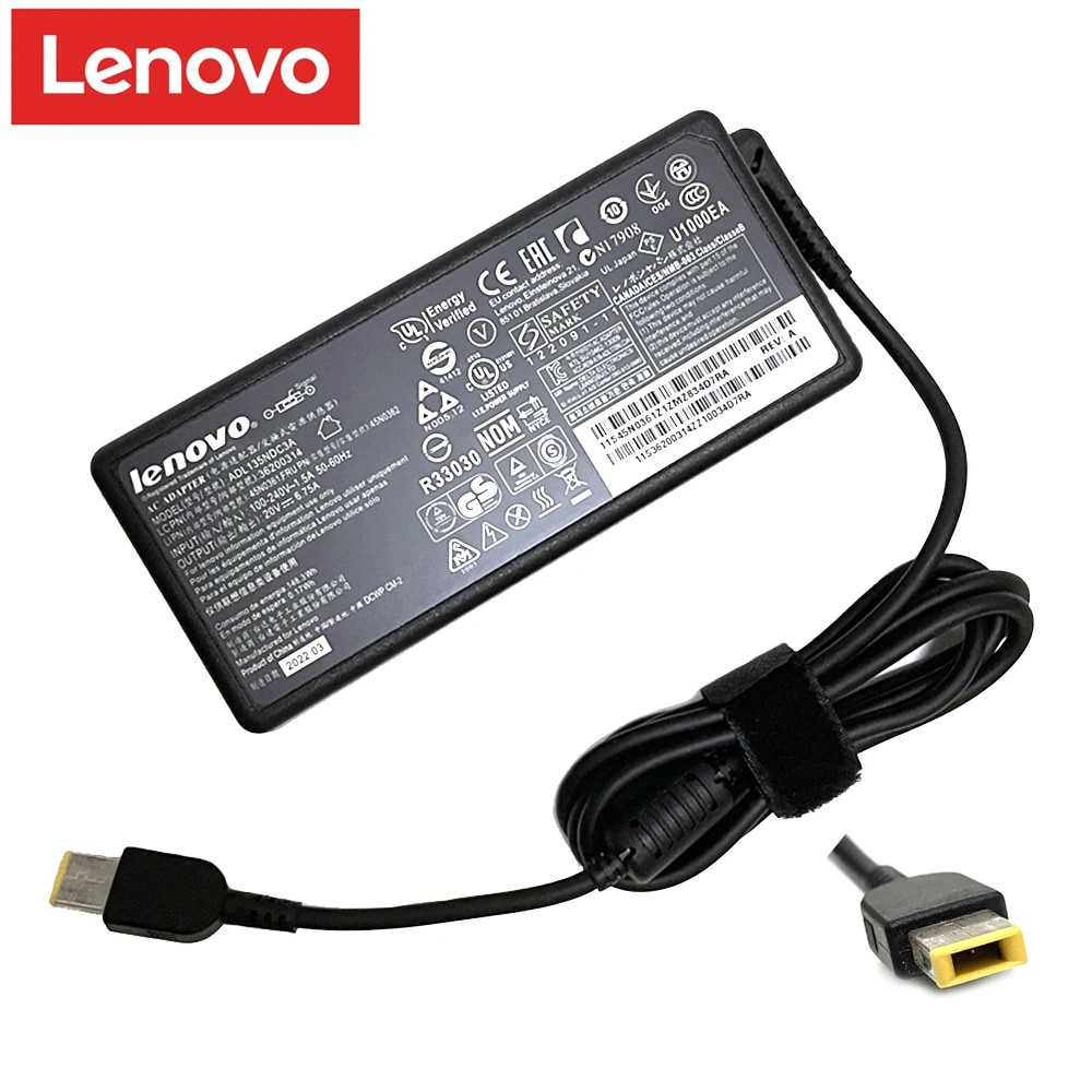 Original Lenovo 20V 6 75A 135W USB AC Adapter ADL135NDC3A ADL135NLC3A