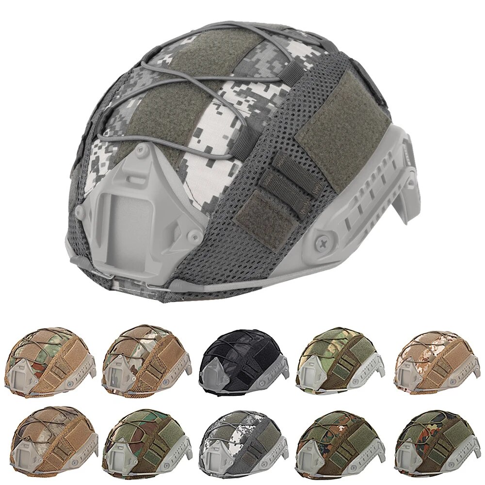 Tactical Helmet Cover For Fast Mh Pj Bj Helmet Airsoft Paintball