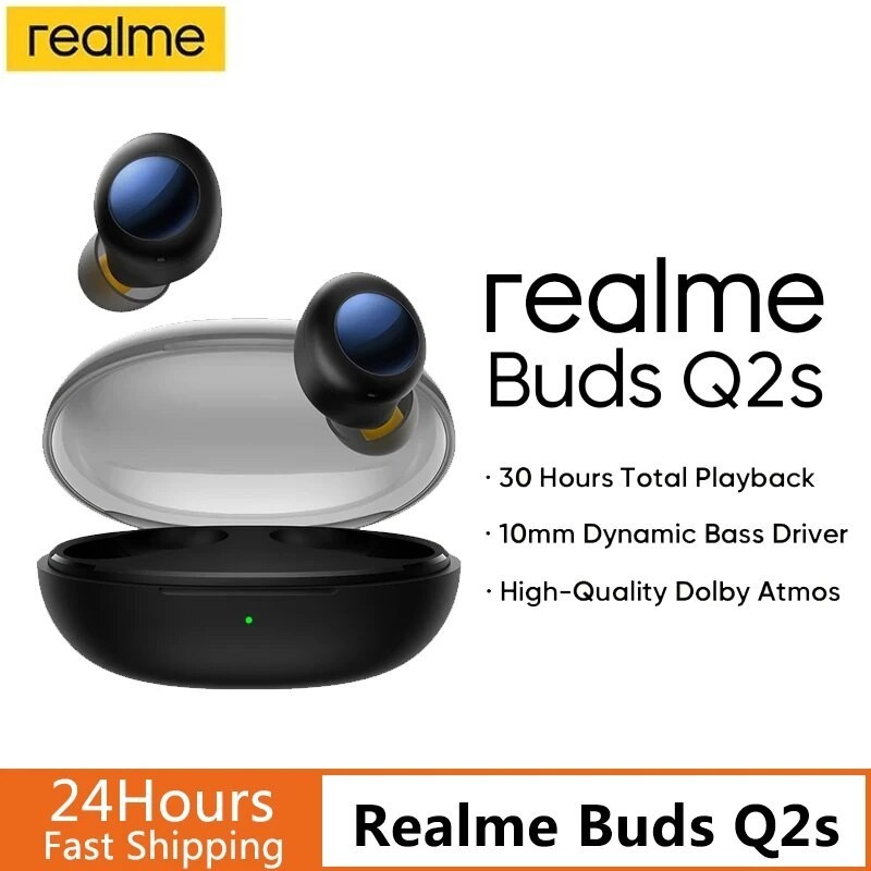 21e Realme Buds Q2s Space Capsule Wrieless Bluetooth Dolby ATMOS