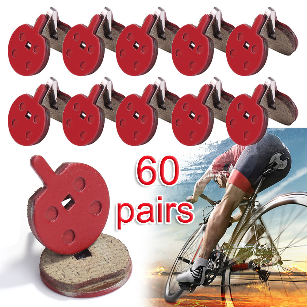 Pair Mtb Bike Brake Pads Resin Semi Metallic Disc Brake Parts Mtb