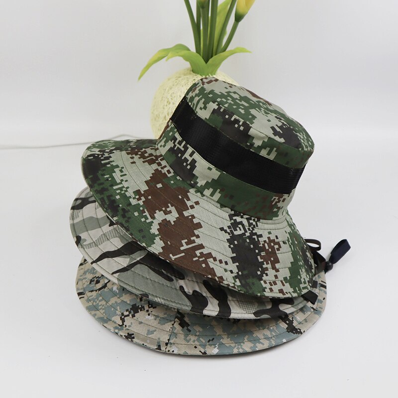 Multicam Tactical Airsoft Sniper Camouflage Bucket Boonie Hats Nepalese