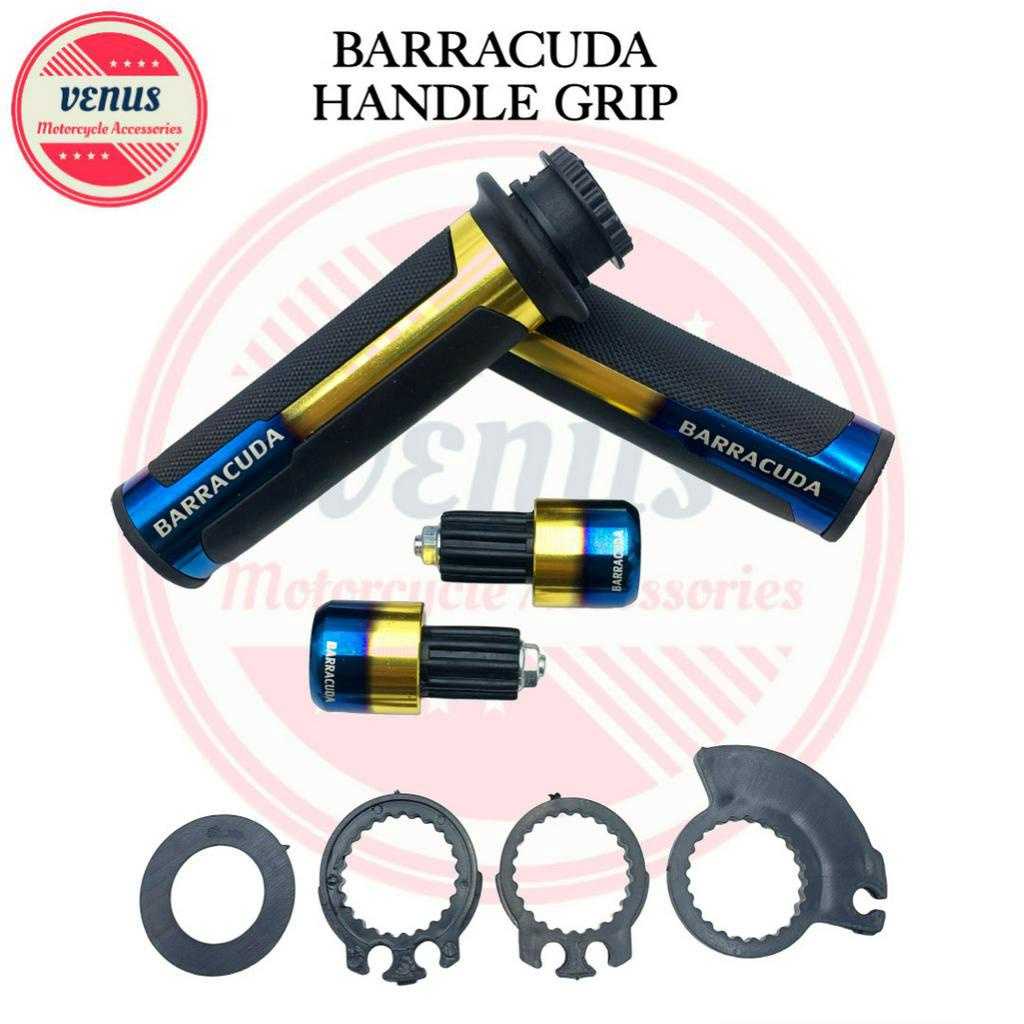 Venus Motorcycle Barracuda Handle Grip With Throttle And Bar End