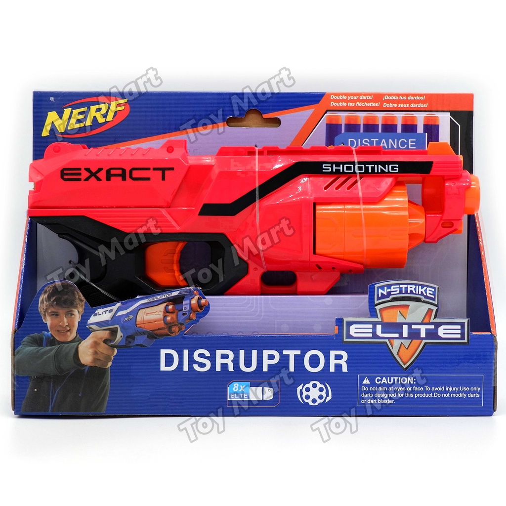 Nerf Elite Disruptor Elite N Strike Blaster Dart Rotating Drum Slam