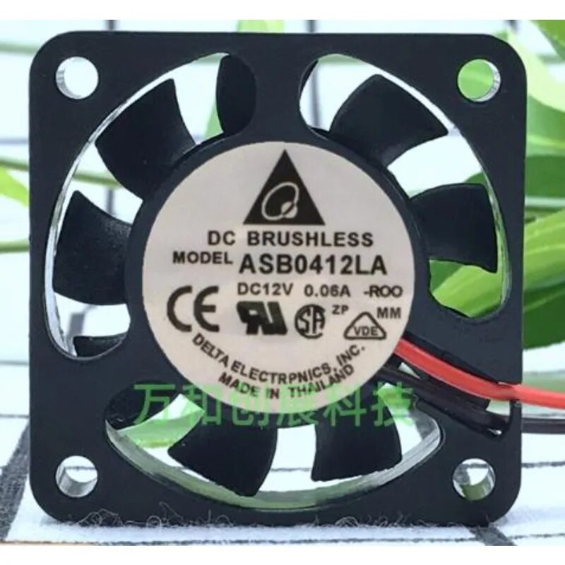 ღOriginal CPU Fan for Delta ASB0412LA 4010 4CM 12V 0 06A cooling fan