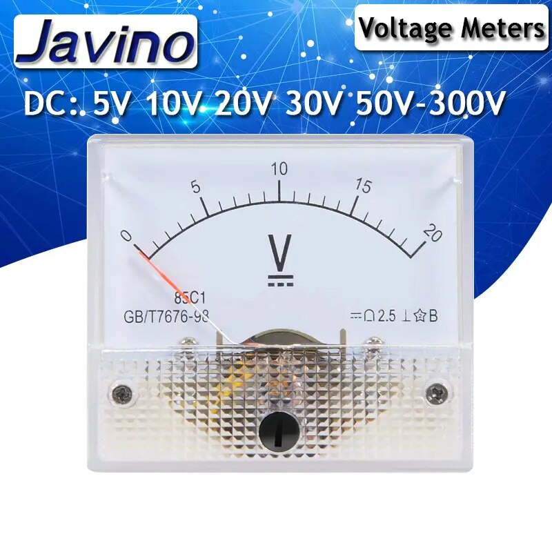 G Dc Analog Panel Volt Voltage Meter Voltmeter Gauge C V V V