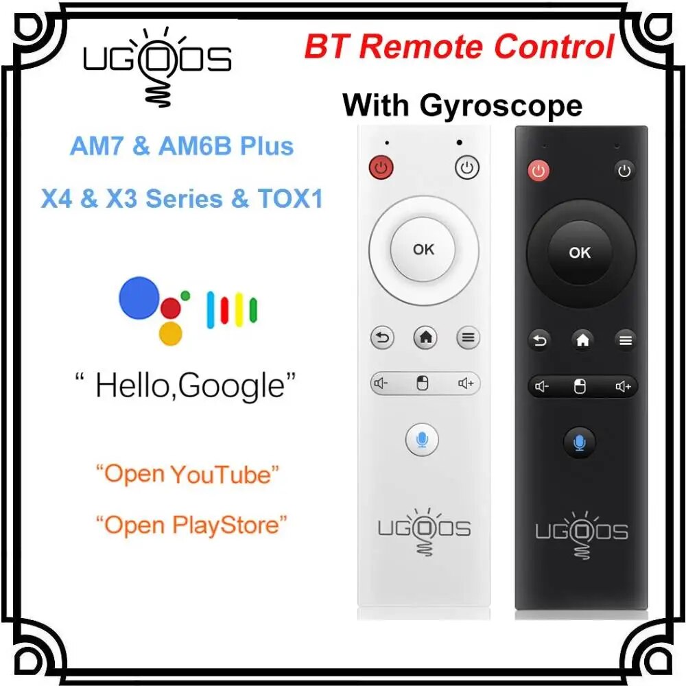 G Original Ugoos Bt Voice Remote Control For Ugoos Am Am B Plus X