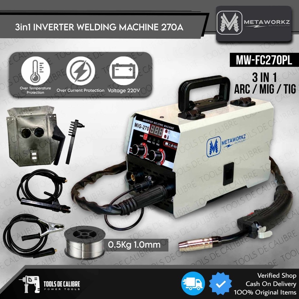 Metaworkz In Mig Mma Tig A Inverter Welding Machine With Mm