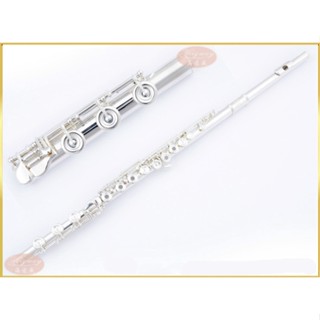 C Tune Cupronickel Tube Silver Plated Flute Holes Open Brand Metal