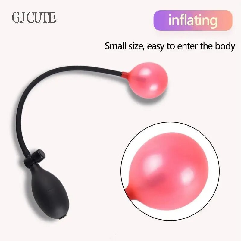 Small Inflatable Anal Plug For Beginner Anal Sex Easy To Insert