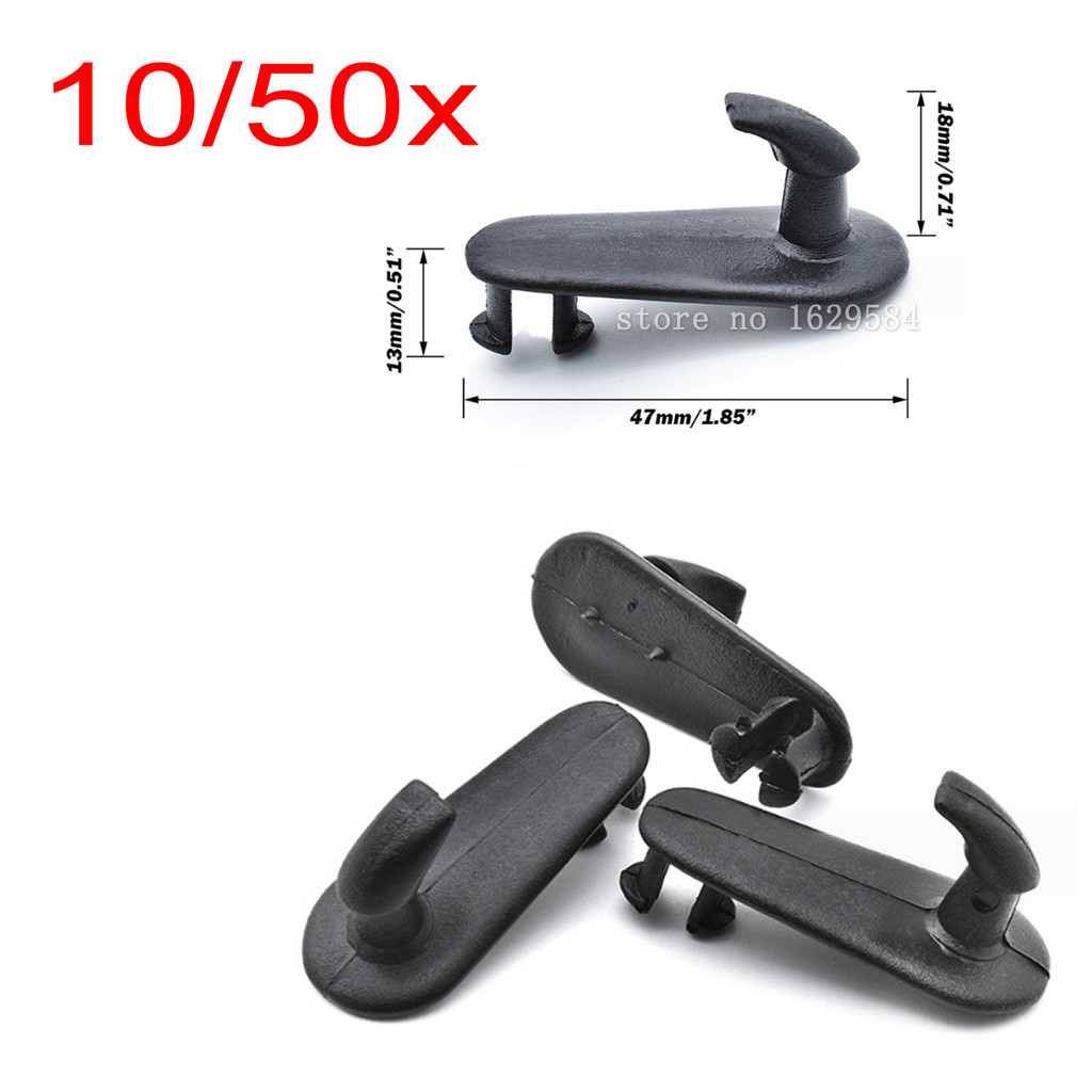 10 50x Car Mat Fixing Clips Floor Carpet Clip Hooks For TOYOTA LEXUS