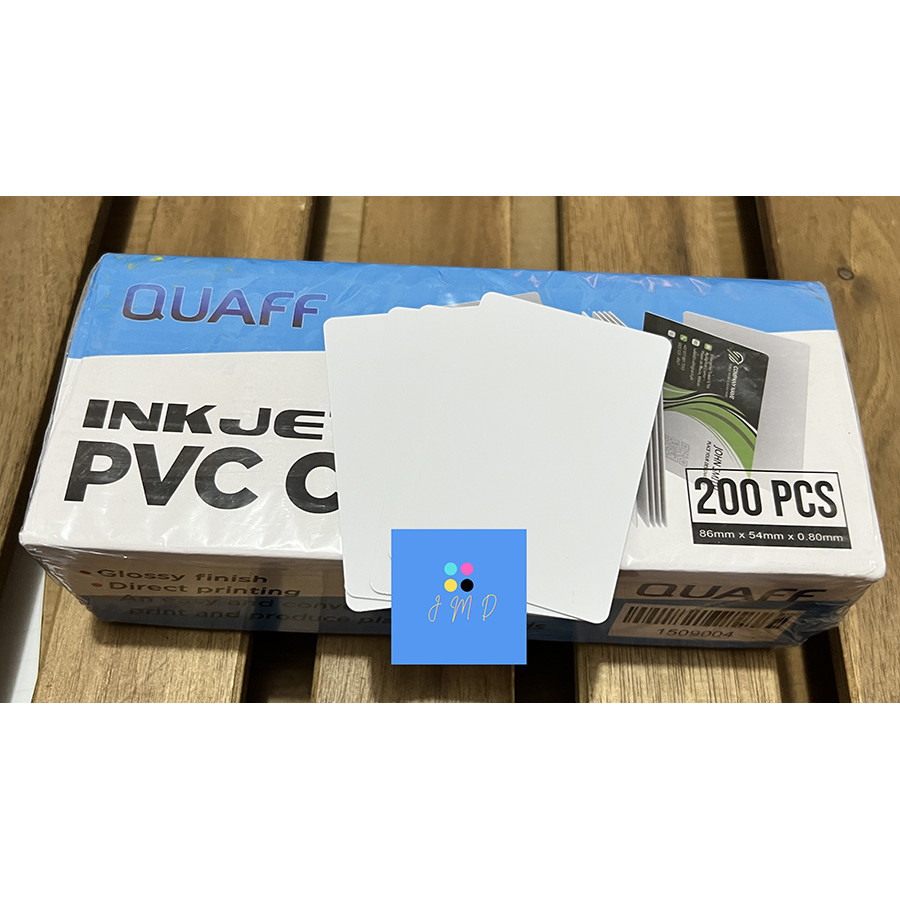 Quaff Printable Pvc Pre Cut Id Card For Direct Printing Using Injket