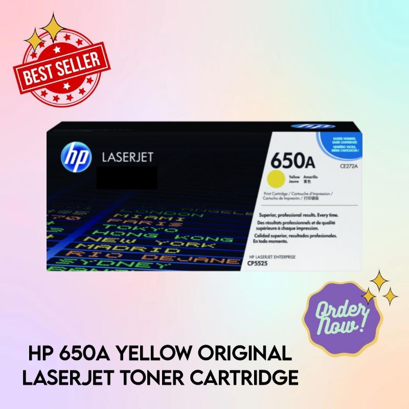 Hp A Yellow Ce A Original Laserjet Toner Cartridge Shopee