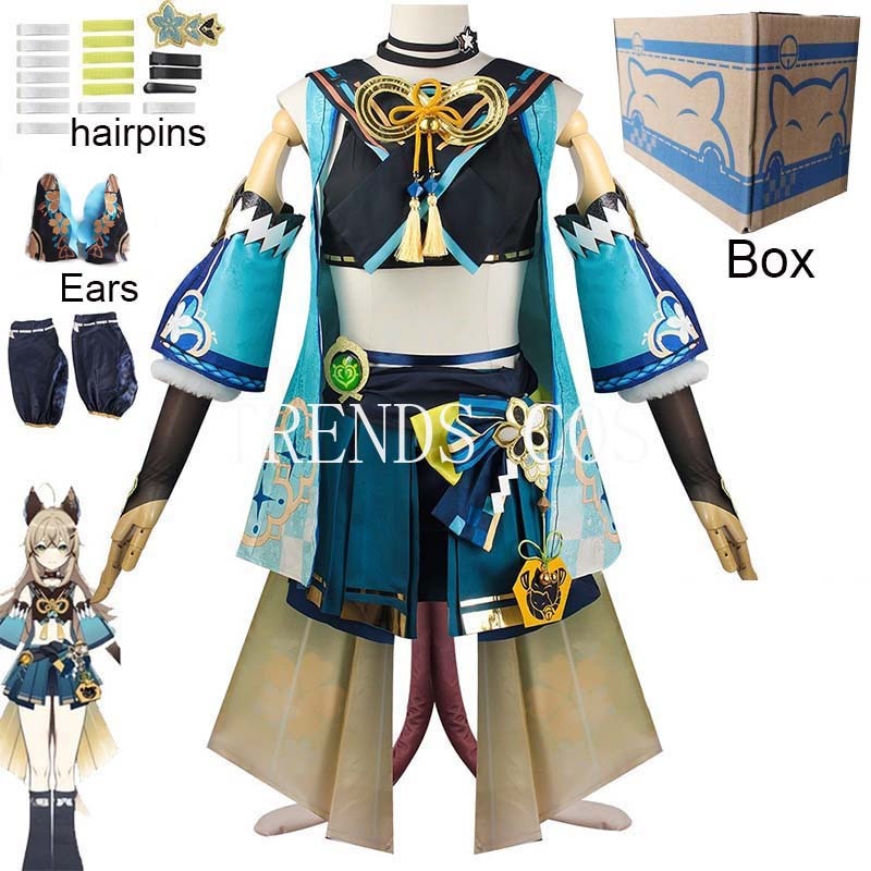 Genshin Impact Kirara Cosplay Costume Plus Size Kirara Outfits Headwear