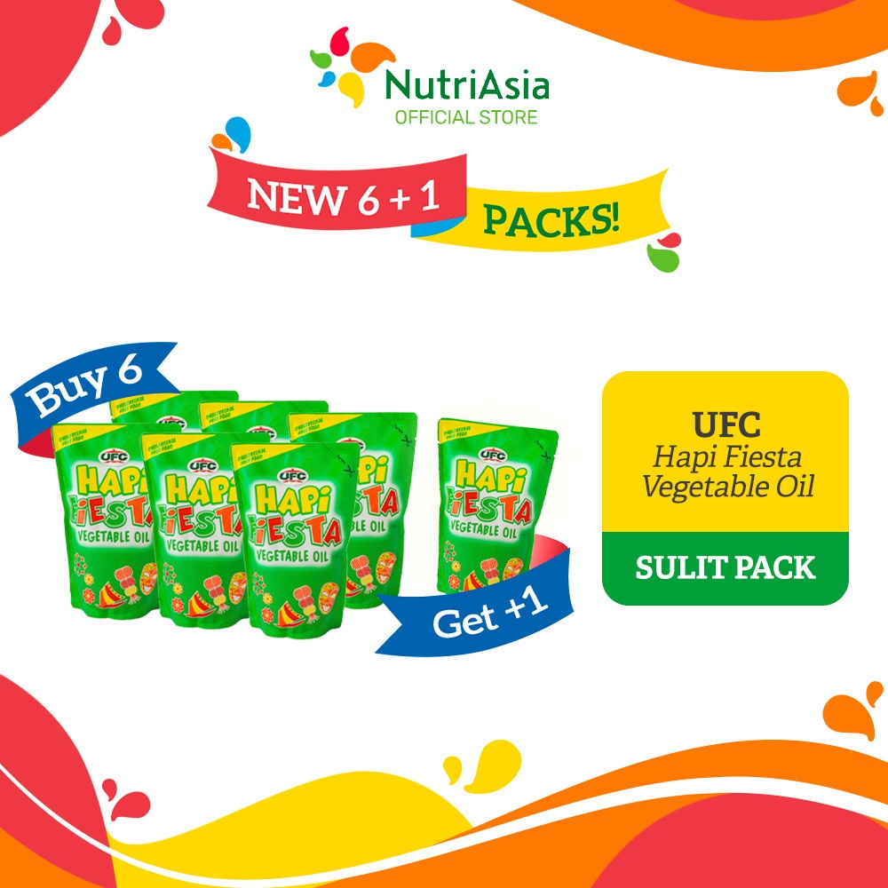 UFC Hapi Fiesta Vegetable Oil SUP 6 1 Sulit Pack 900ml Shopee