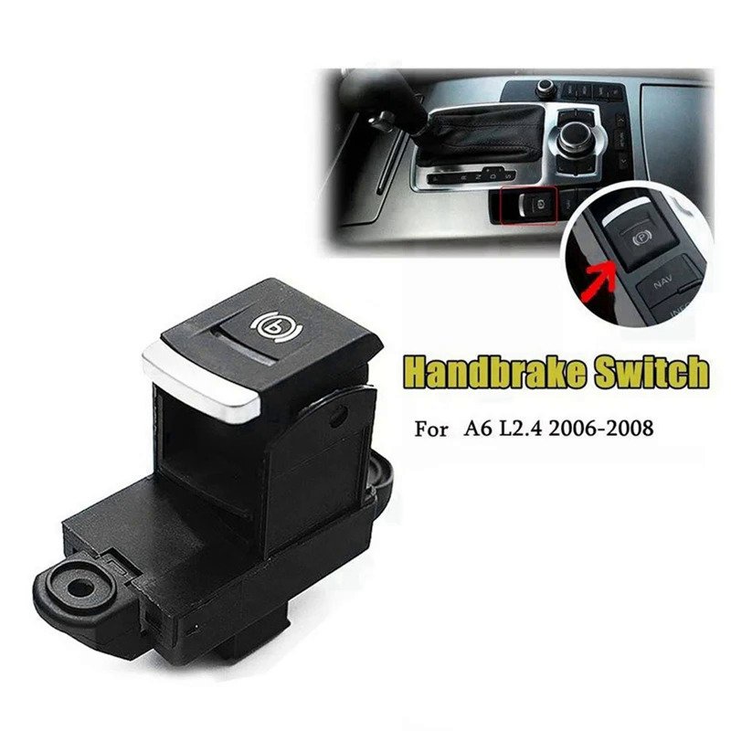 F C Electronic Handbrake Switch Parking Brake Button Black