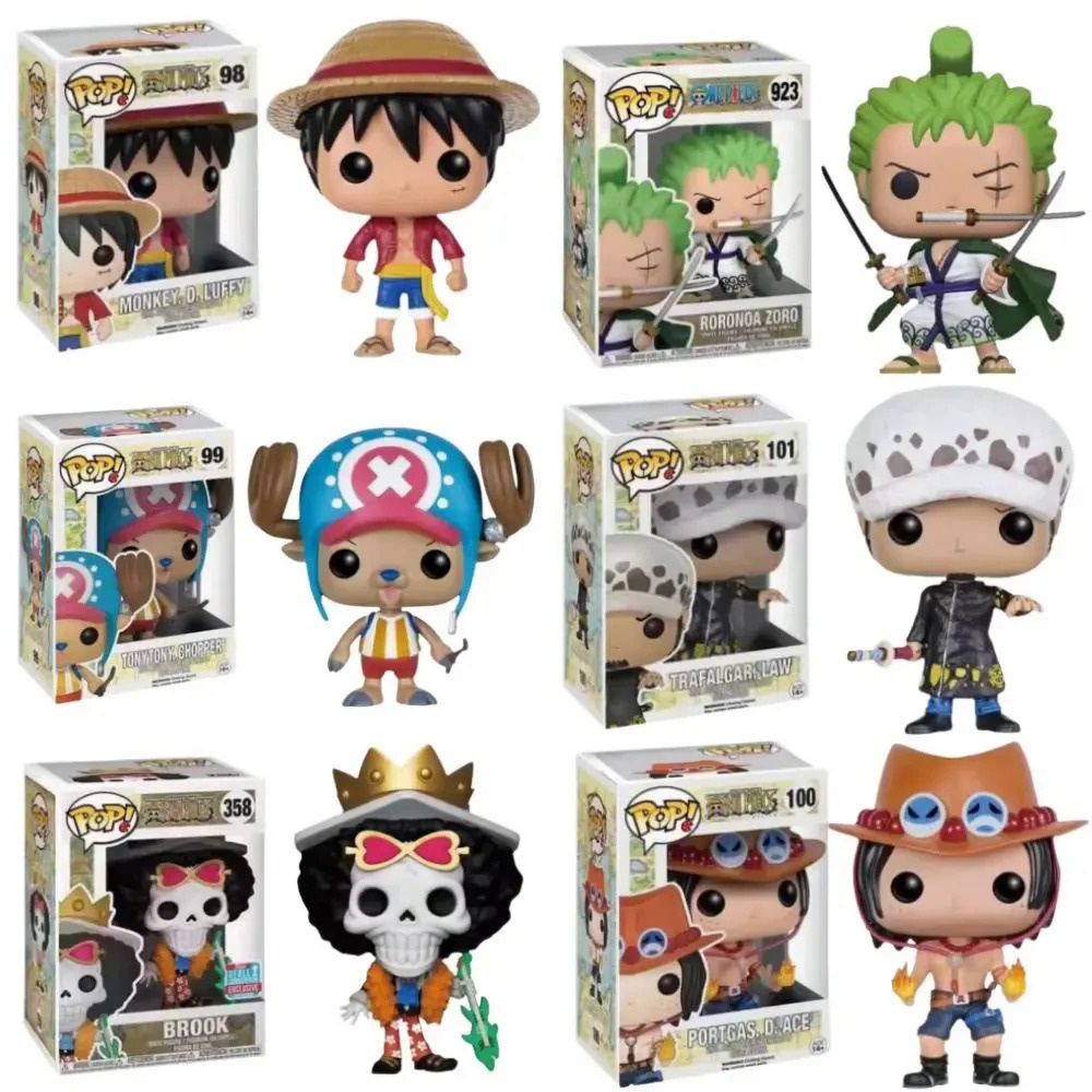 POP One Piece Figure Luffy Funko Chopper AISI Luo Luffytaro Action