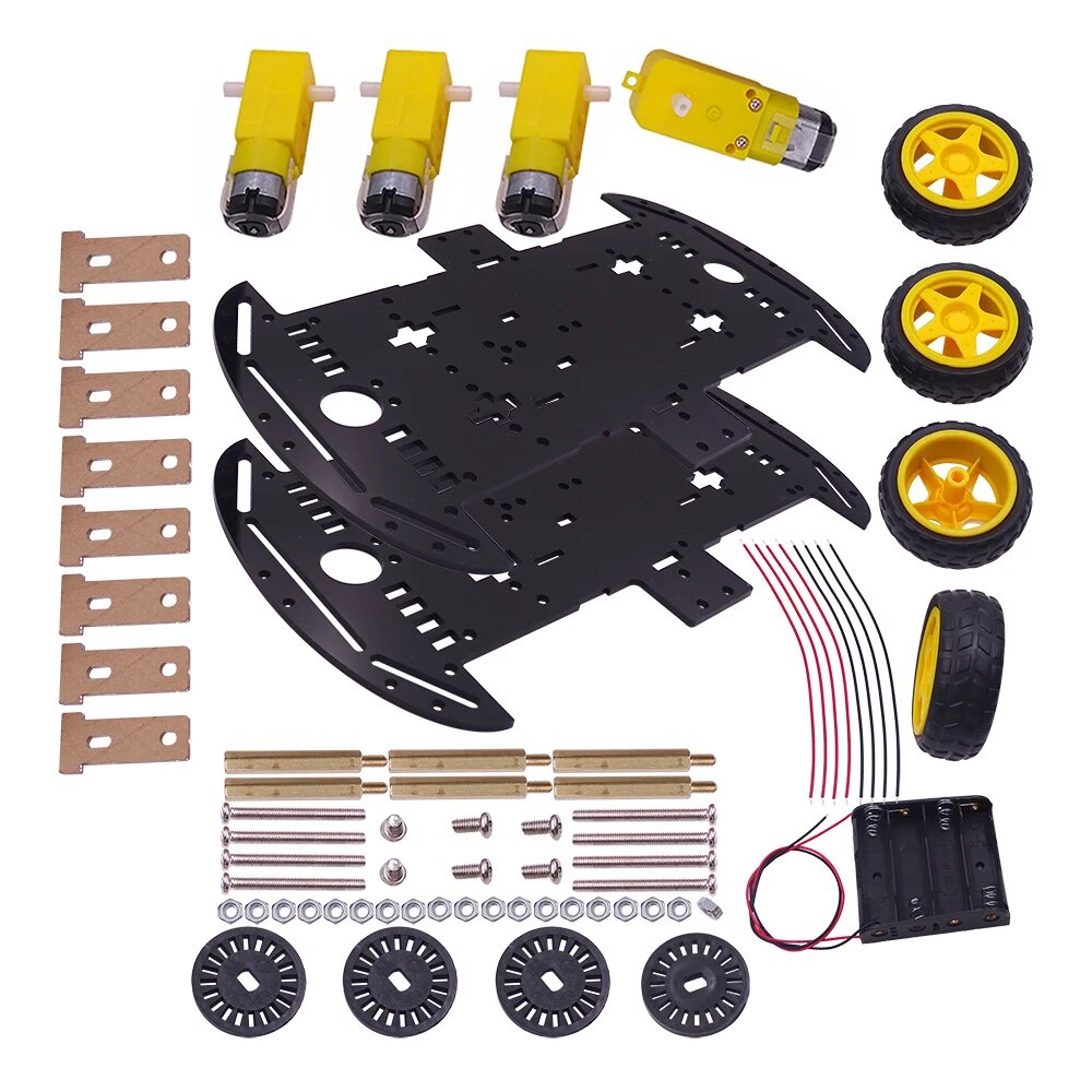 57P Smart Car Kit 4WD Smart Robot Car Chassis Kits Car With Speed