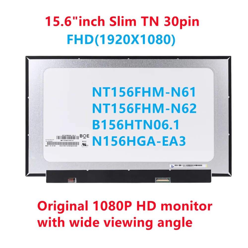 41Q NT156FHM N62 V8 1 Fit NT156FHM N61 B156HTN06 1 TV156FHM NH1 N156HGA