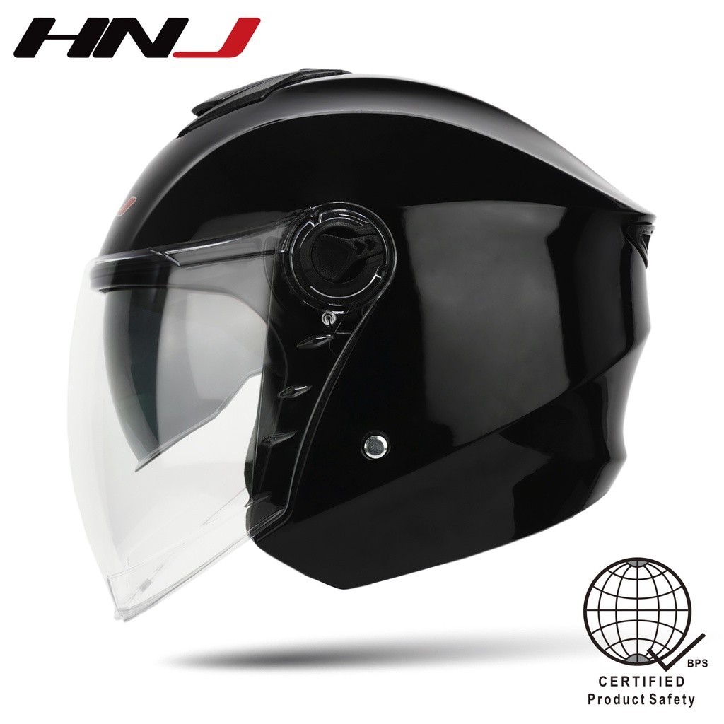 2024 Face 818A Dual HNJ Half Helmets Helmet Visor Motorcycle Motor