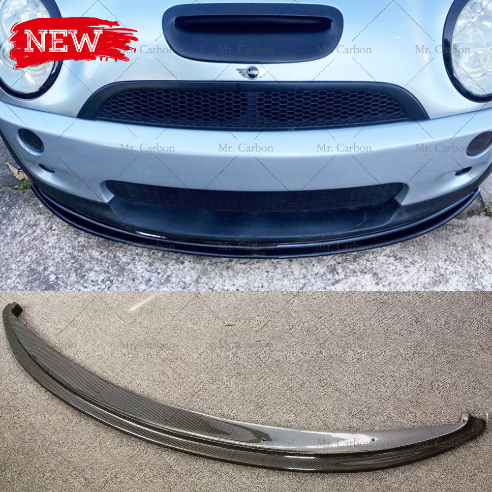 FRP FRONT SPLITTER FOR MINI COOPER S R53 TRC STYLE CARBON FIBER GLASS