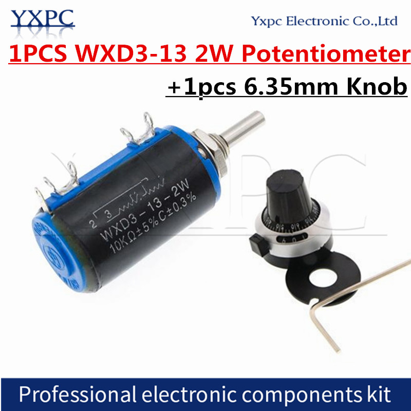 Pcs Wxd W Pcs Mm Knob Potentiometer R Ohm