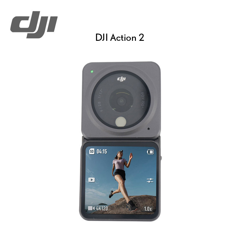 DJI Action 2 Dual Screen Combo Portable Wearable 4K 120fps Super