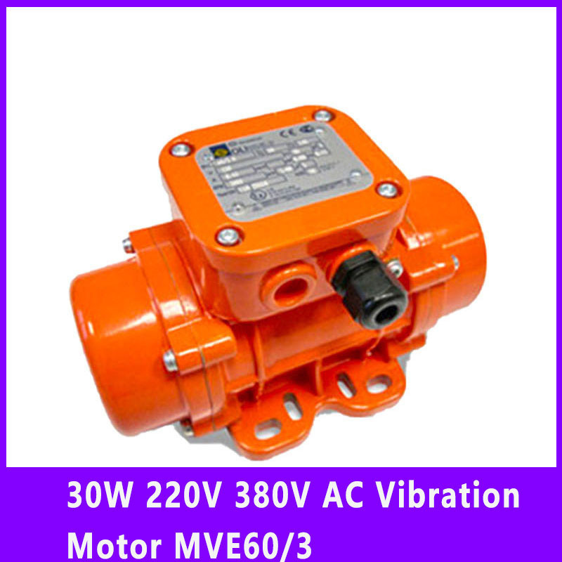 30W 220V 380V AC Vibration Motor Aluminum Alloy Concrete Vibrator