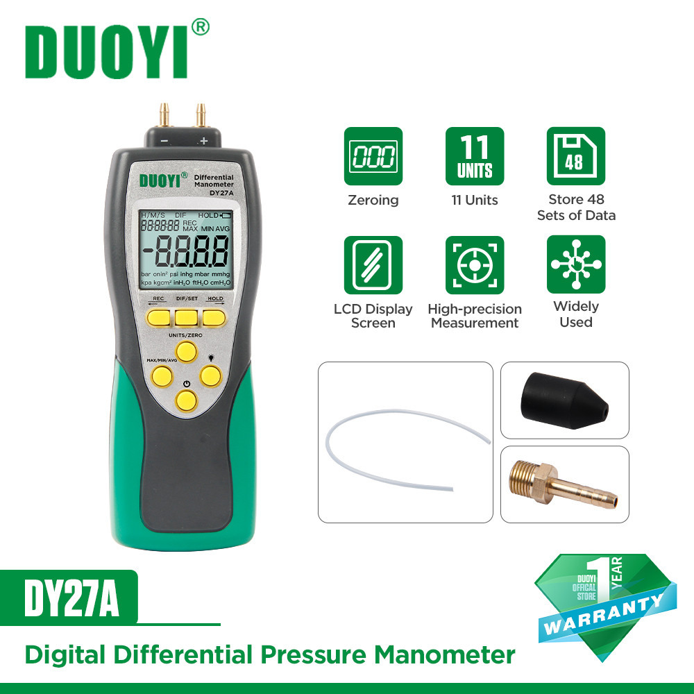 Duoyi Dy A Digital Differential Pressure Manometer Bar Precision