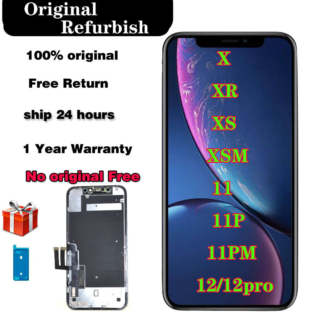 AAA Refurbished Official Screen For IPhone X XS Max XR 11 Pro Max 12