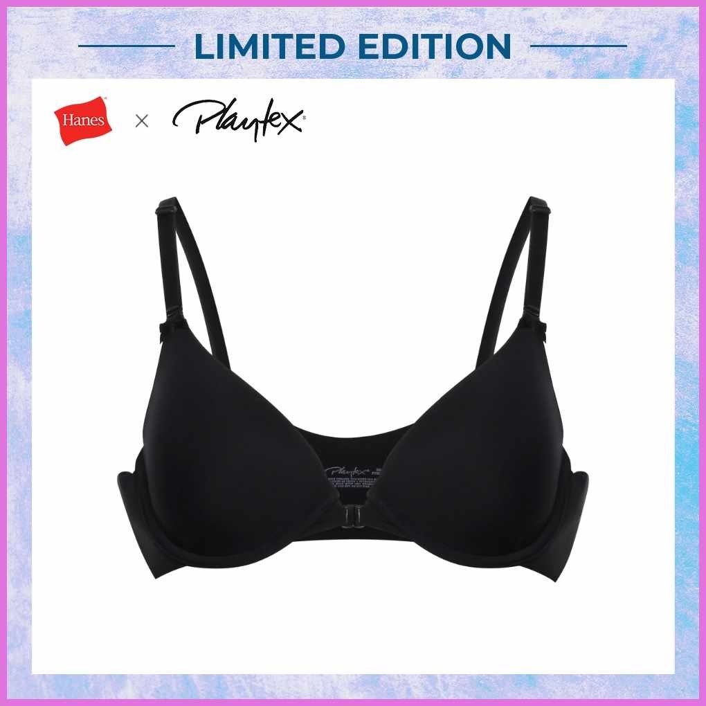 Playtex JW Nude Qa RI MC Black UE Pack Gp Underwire T Back U